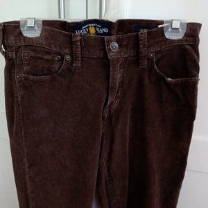 Lucky brand Sofia stretch corduroy skinny pants size 2/26